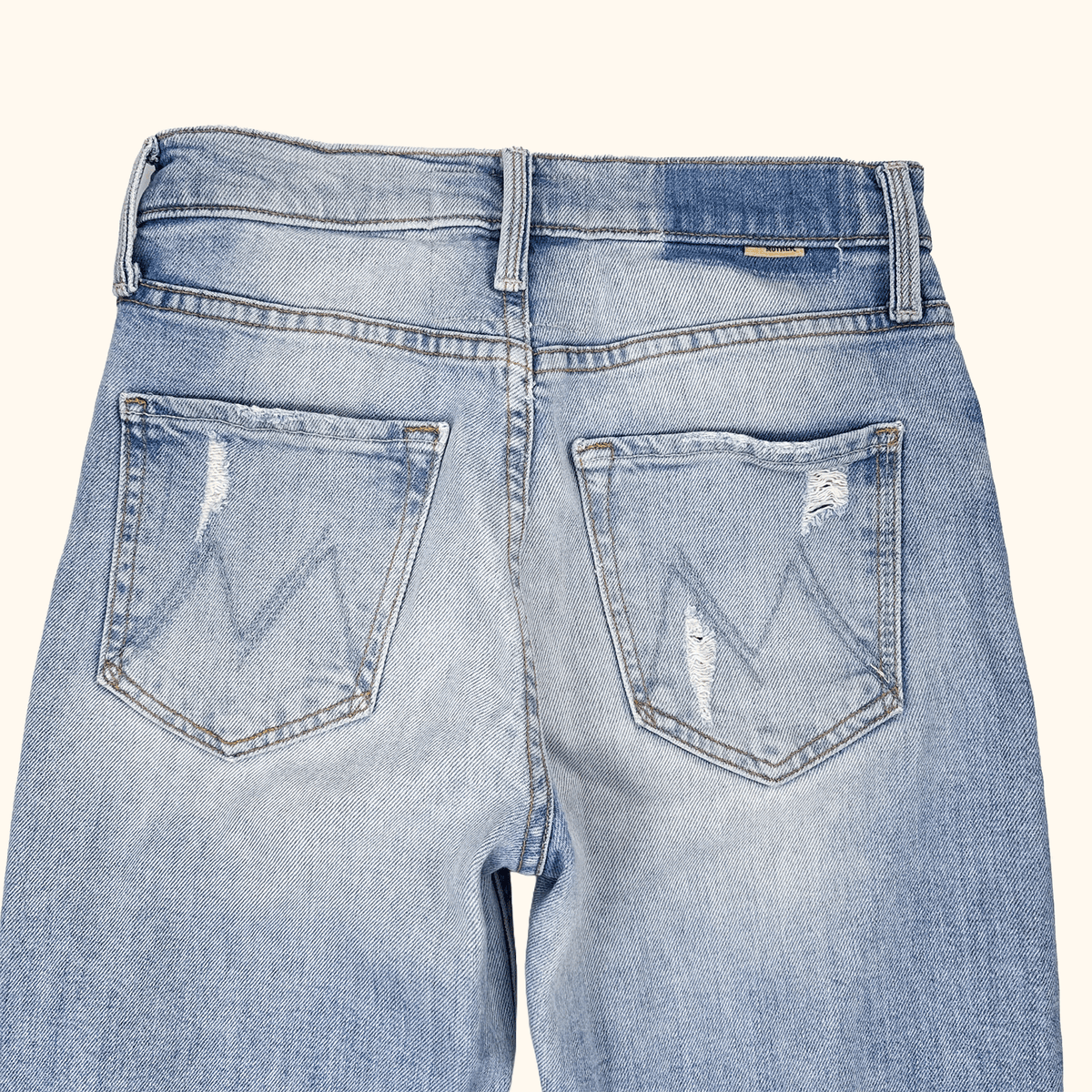 Mother The Tomcat Jeans Bless You Straight Leg Jeans - Size 24inch
