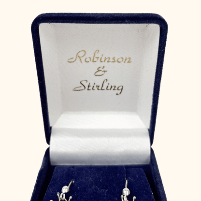 Robinson &amp; Stirling Sterling Silver Butterfly Earrings