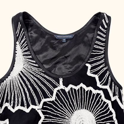 French Connection Beaded Mini Dress - Size 10