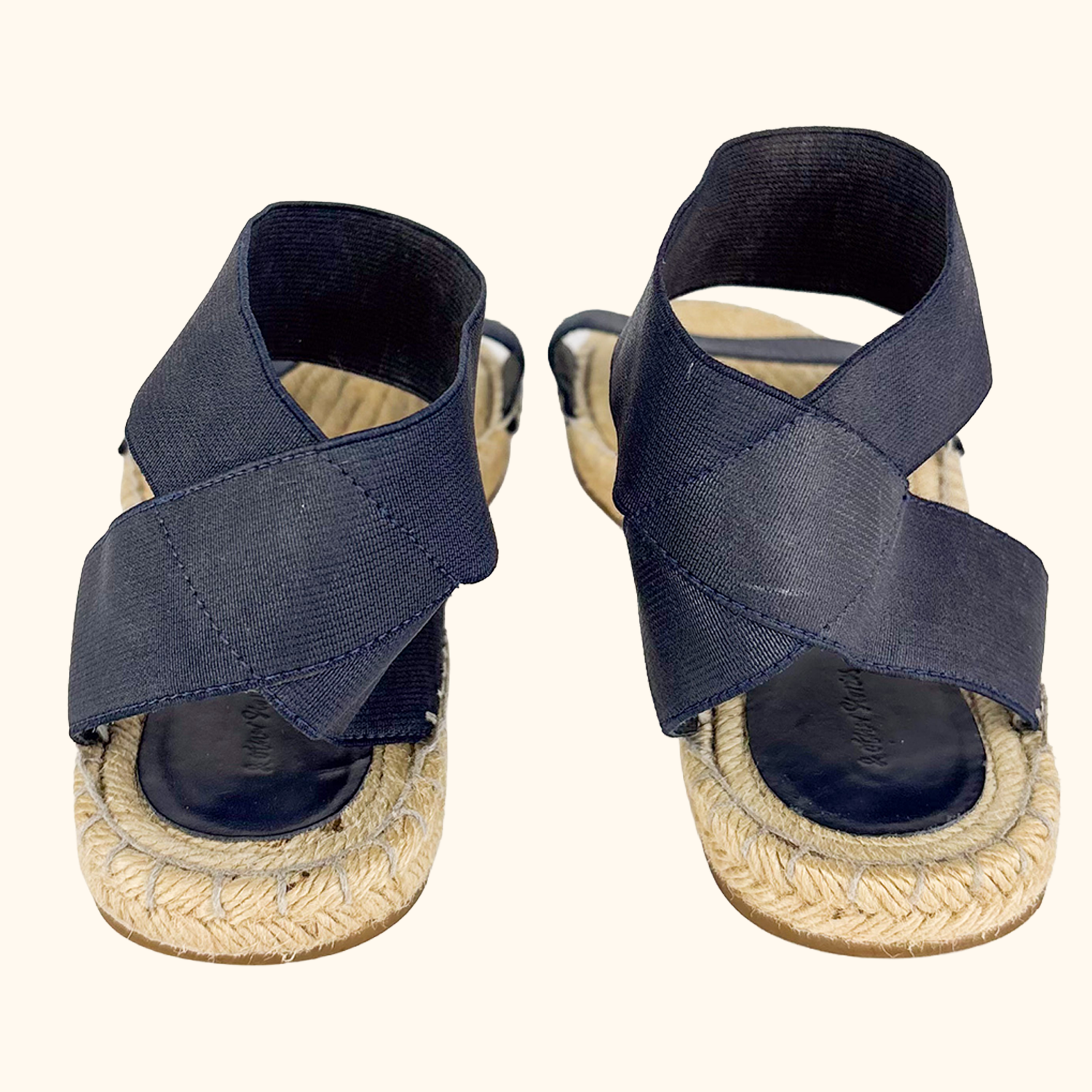 &amp; Other Stories Black Flat Espadrilles Sandals - Size 7