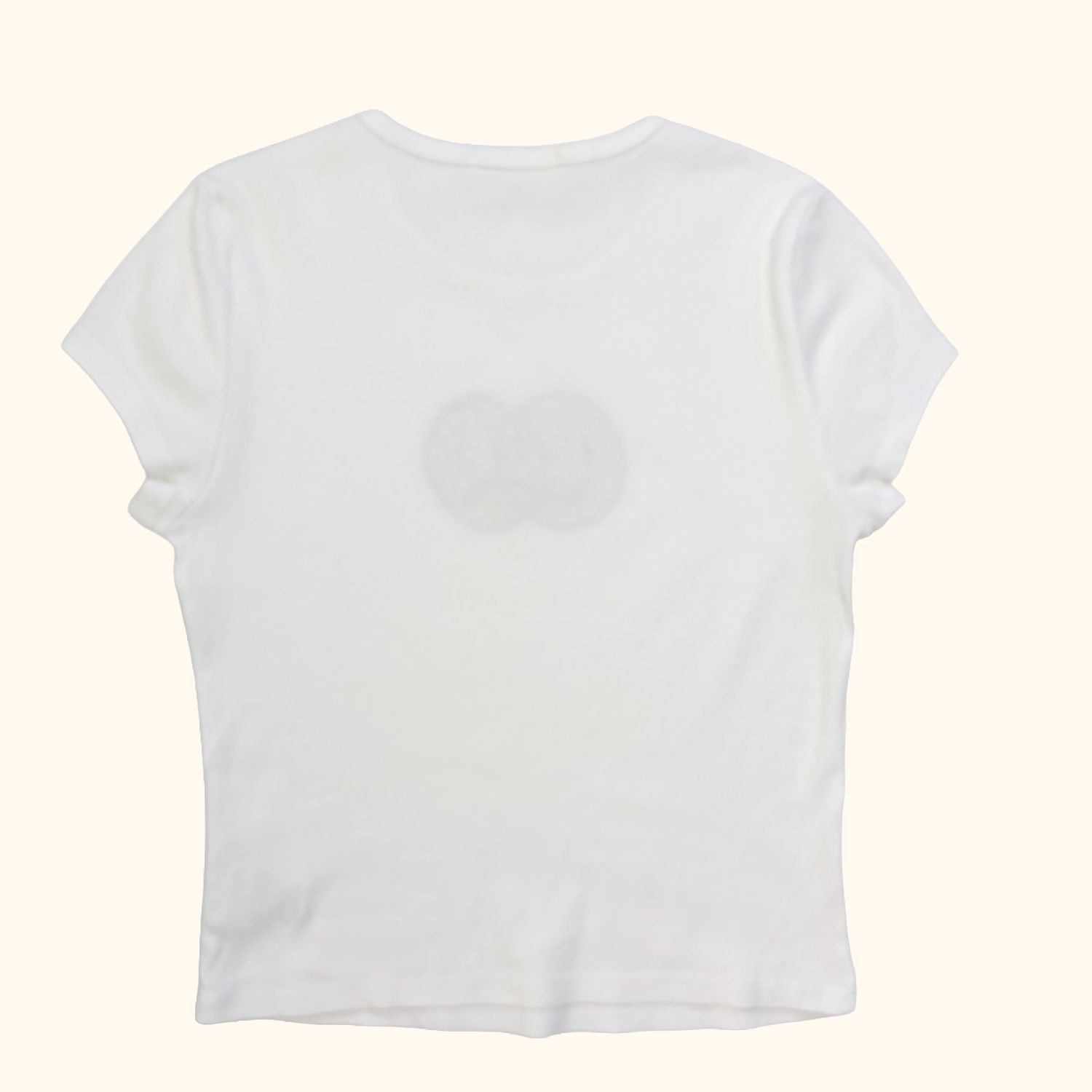 Reformation Mixed Emotions White Baby Tee - Size Medium