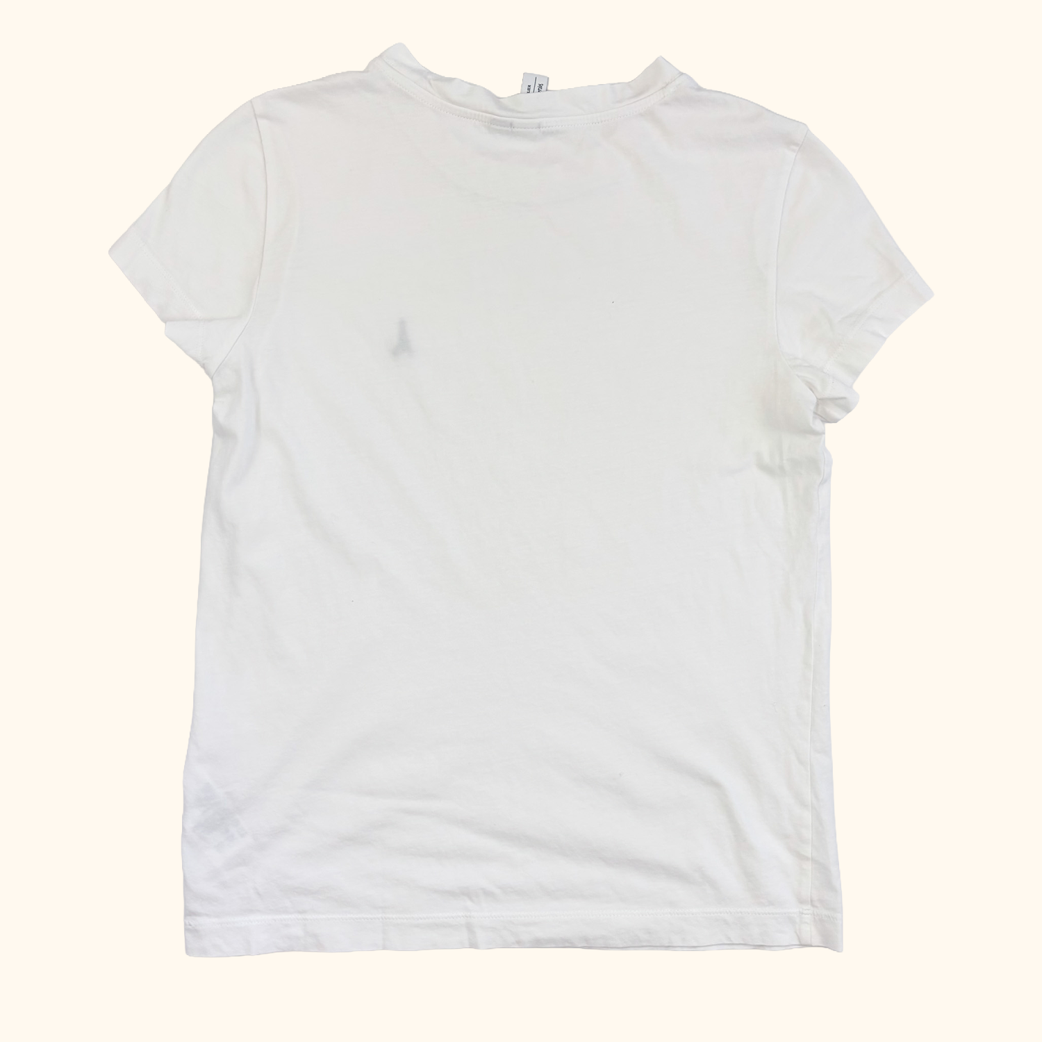 &amp; Other Stories Eiffel Tower White Cotton T-Shirt Size XS