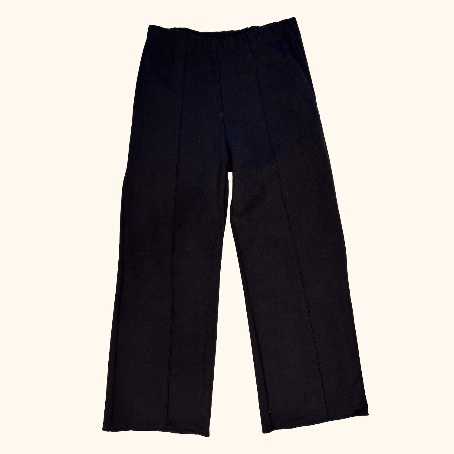 Samsoe Samsoe Elasticated Black Trousers - Size Small