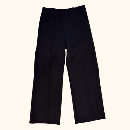 Samsoe Samsoe Elasticated Black Trousers - Size Small