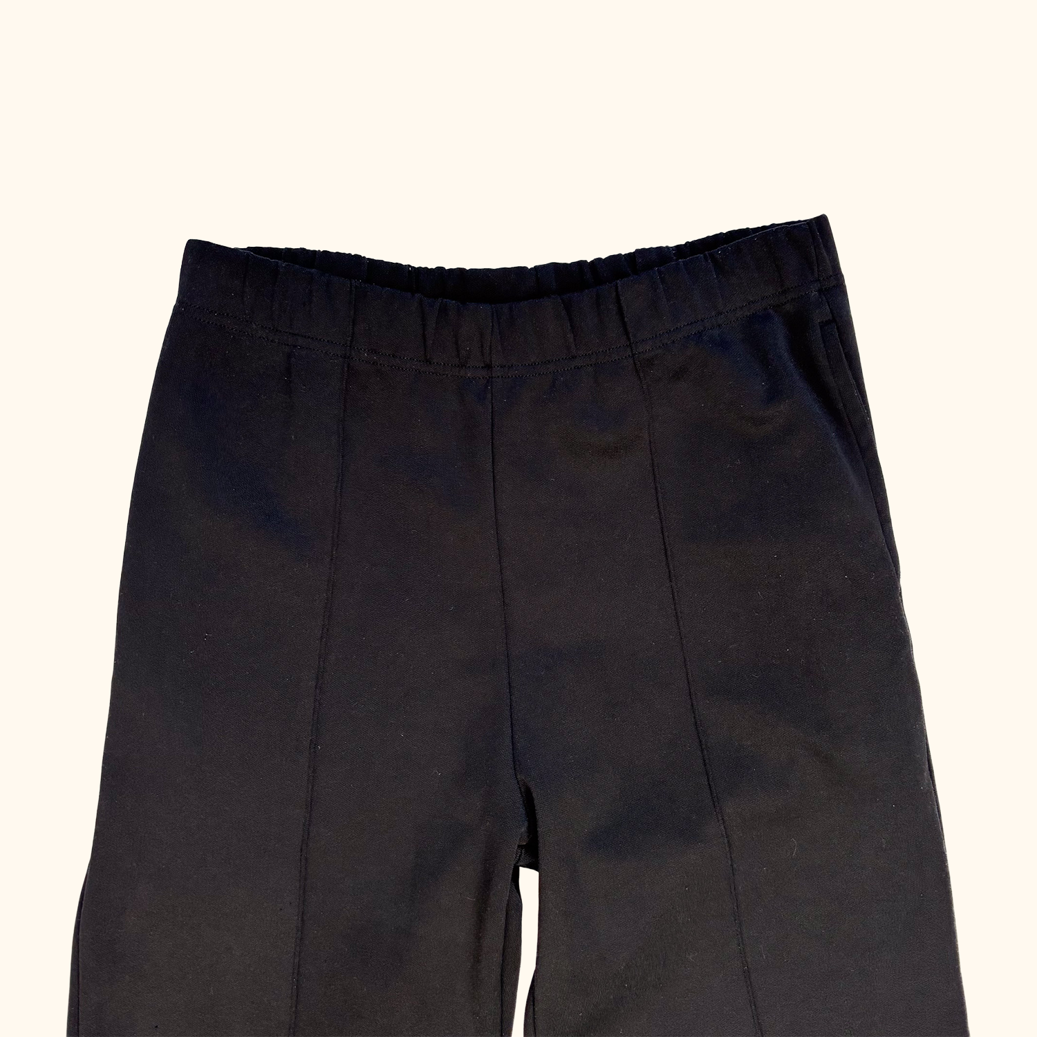 Samsoe Samsoe Elasticated Black Trousers - Size Small