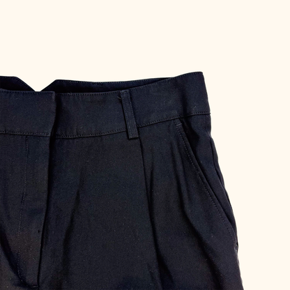 Tara Jarmon Wool Blend Black Tailored Trousers - Size 10