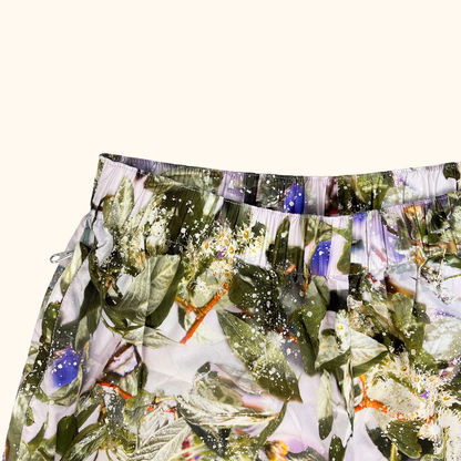 Arket Mystical Floral Cotton Shorts - Size 10
