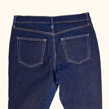Uniqlo Dark Denim Slim Fit Straight Ankle Jeans - Size 27inch