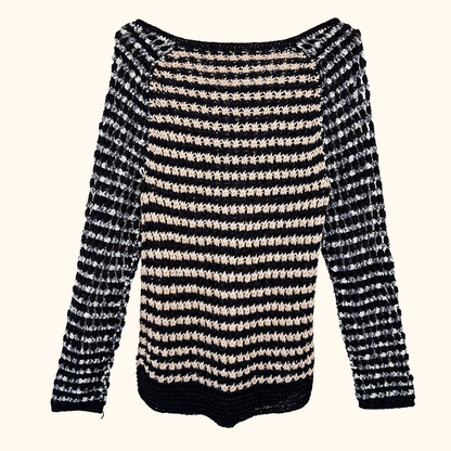 Rag &amp; Bone Open Weave Slouch Jumper - Size Medium