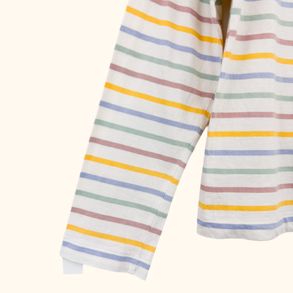 &amp; Other Stories Pastel Stripe Long Sleeve Top - Size Small