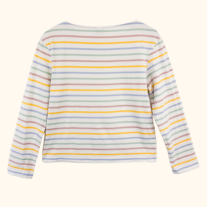 &amp; Other Stories Pastel Stripe Long Sleeve Top - Size Small