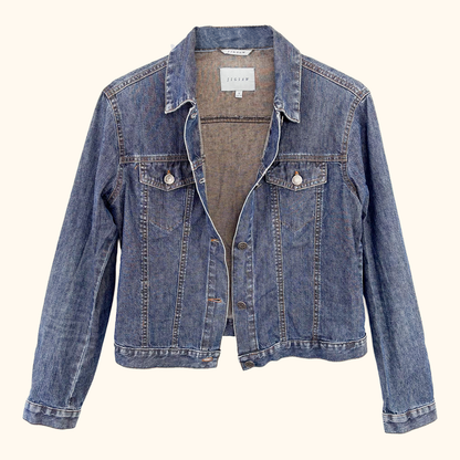 Jigsaw 90s Style Denim Wash Jacket - Size 10