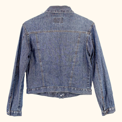 Jigsaw 90s Style Denim Wash Jacket - Size 10