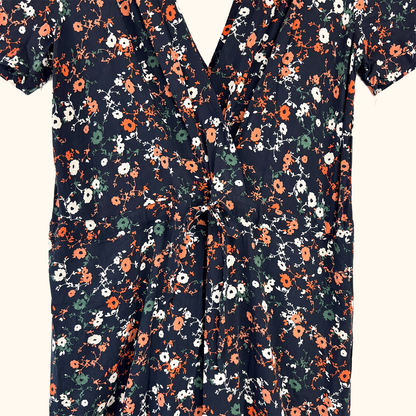 Anthropologie Porridge Floral Wide Leg Jumpsuit - Size Small