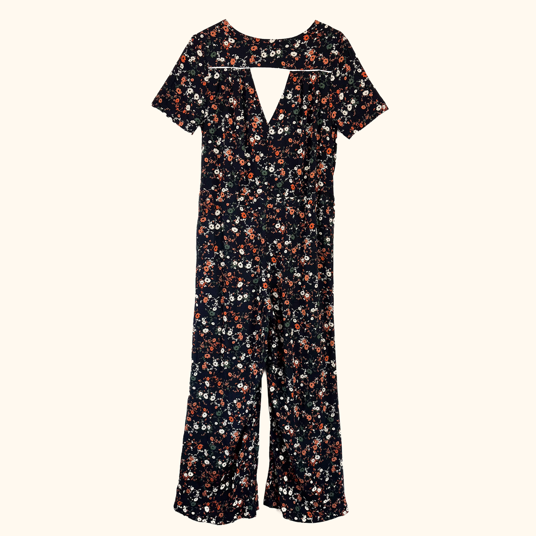 Anthropologie Porridge Floral Wide Leg Jumpsuit - Size Small