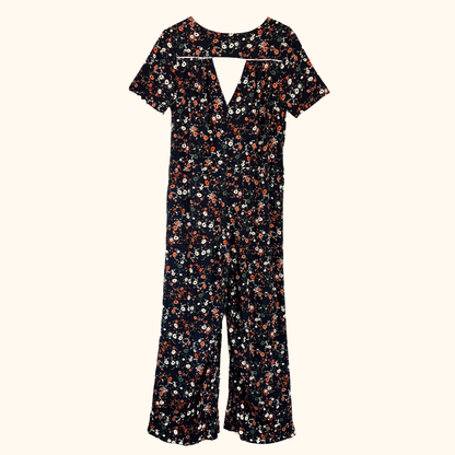 Anthropologie Porridge Floral Wide Leg Jumpsuit - Size Small