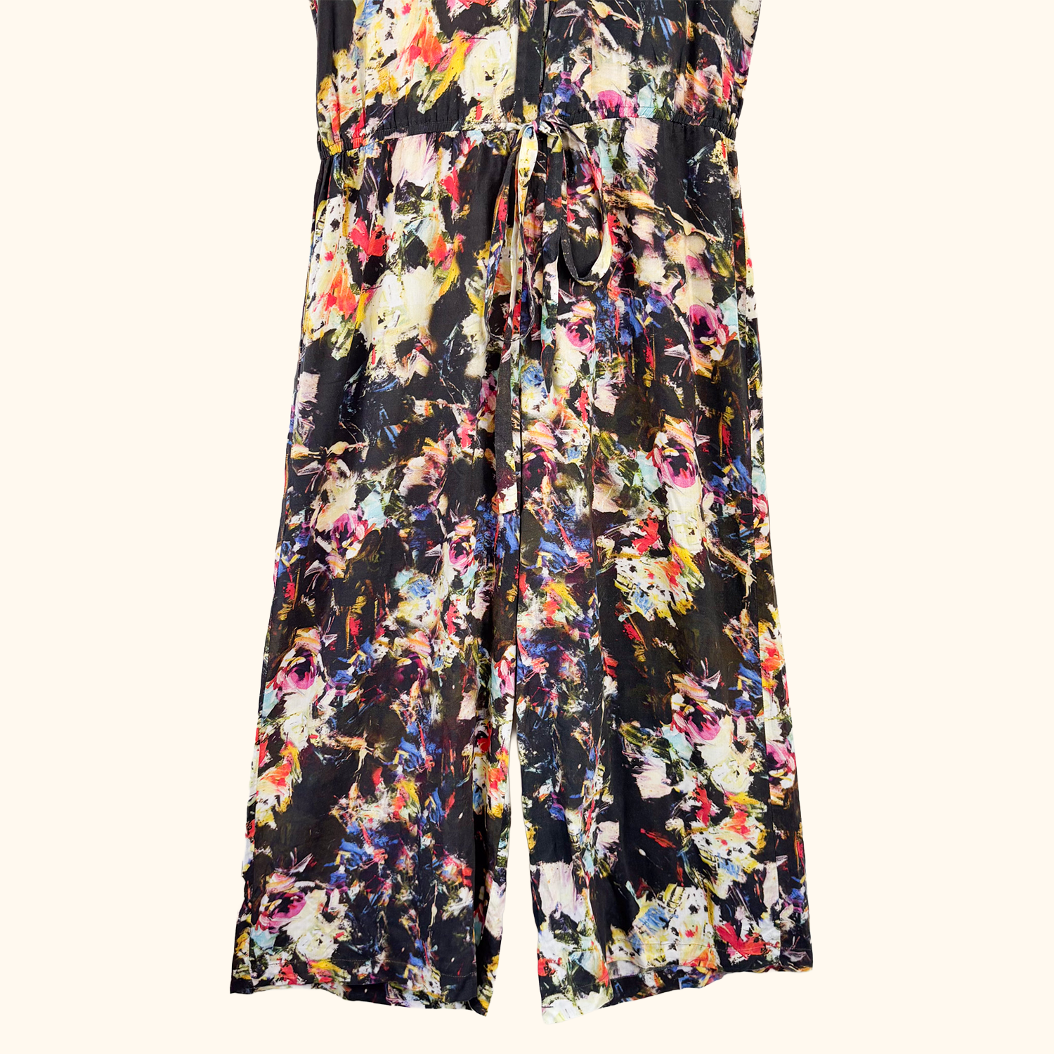 Bl^nk London Tie Dye Cropped Jumpsuit - Size Medium