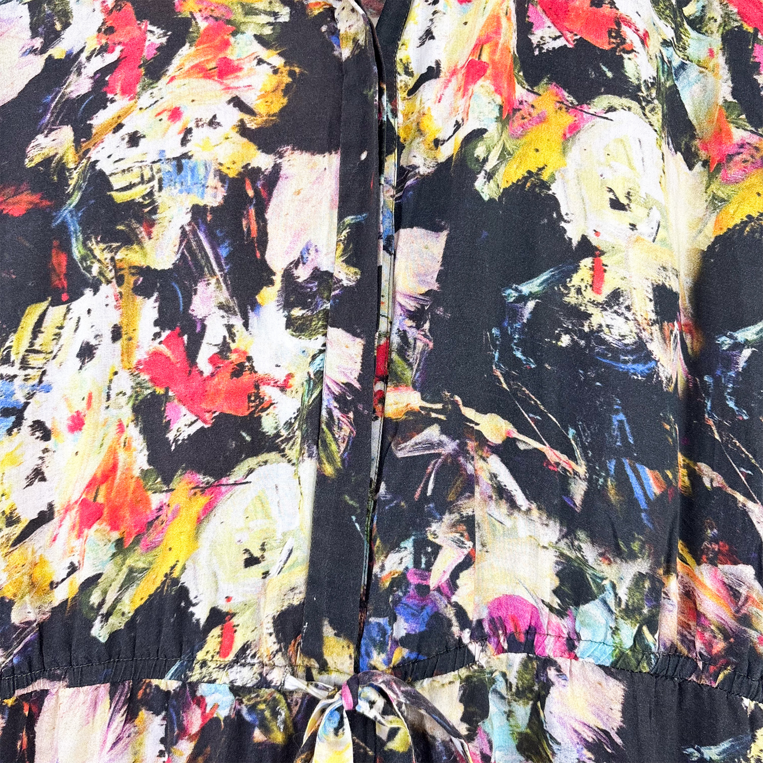 Bl^nk London Tie Dye Cropped Jumpsuit - Size Medium