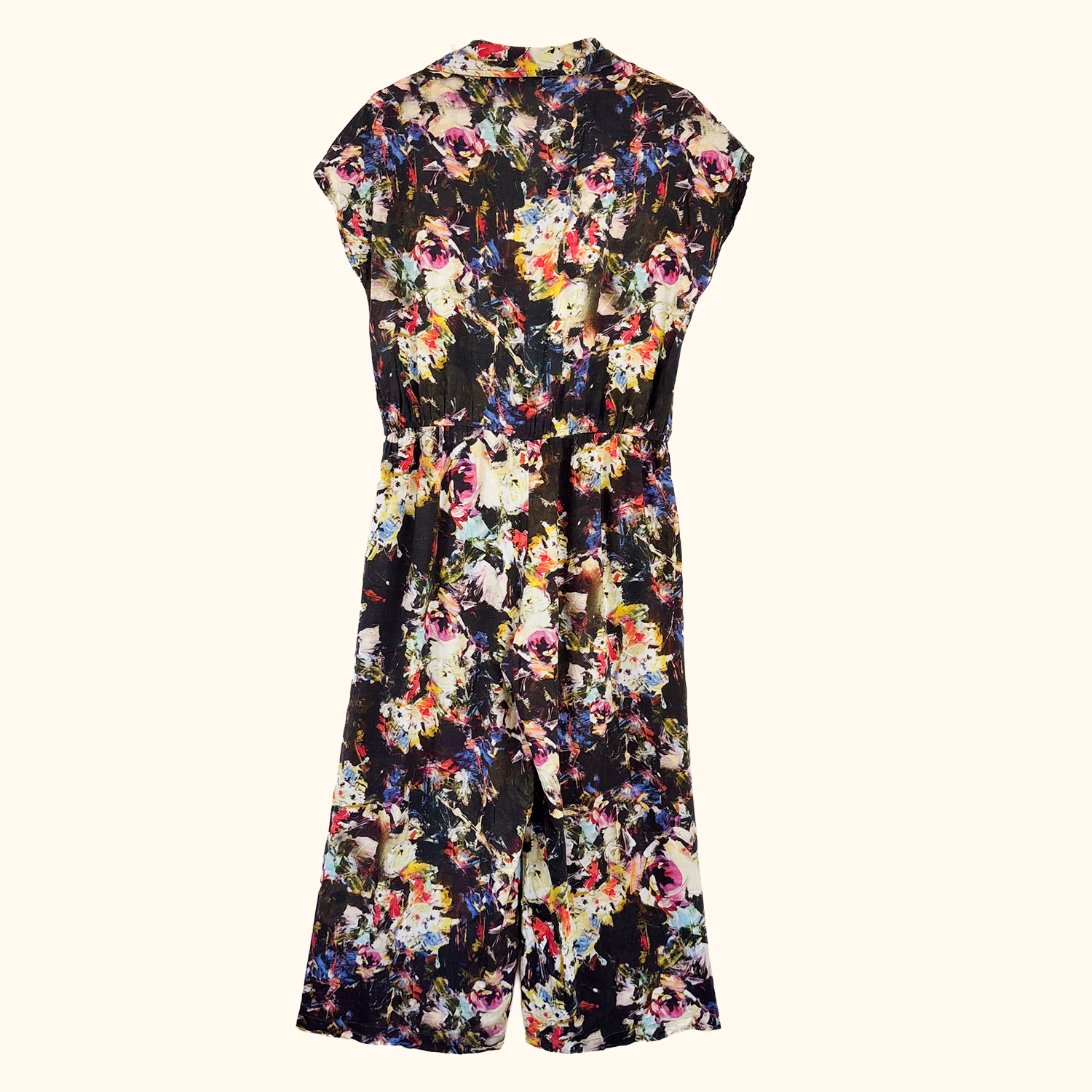 Bl^nk London Tie Dye Cropped Jumpsuit - Size Medium