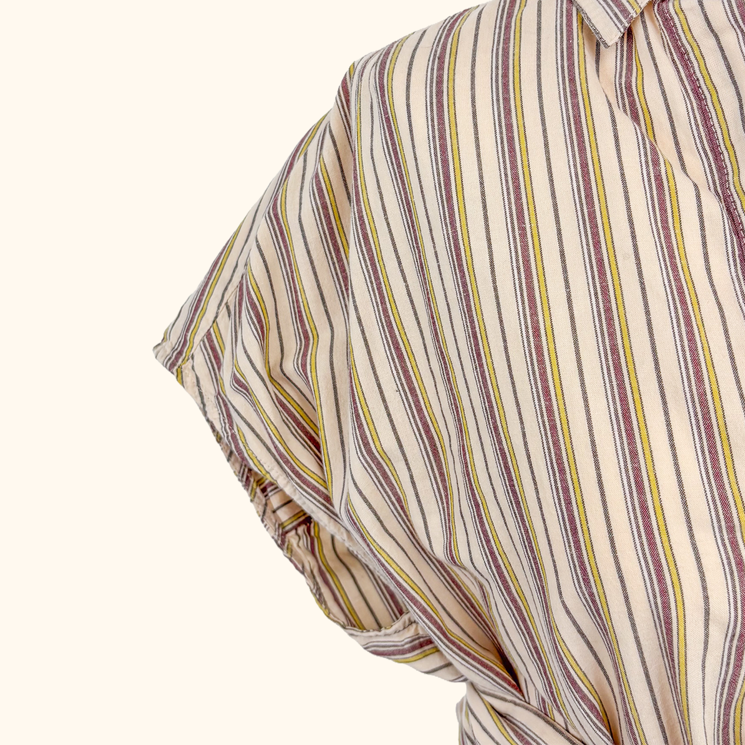 French Connection Striped Midi Shirt Dress - Size Small