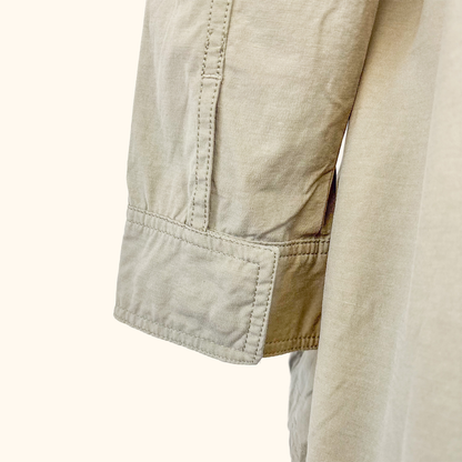 Reebok Noble Fight Fishtail Khaki Parka Jacket - Size Small