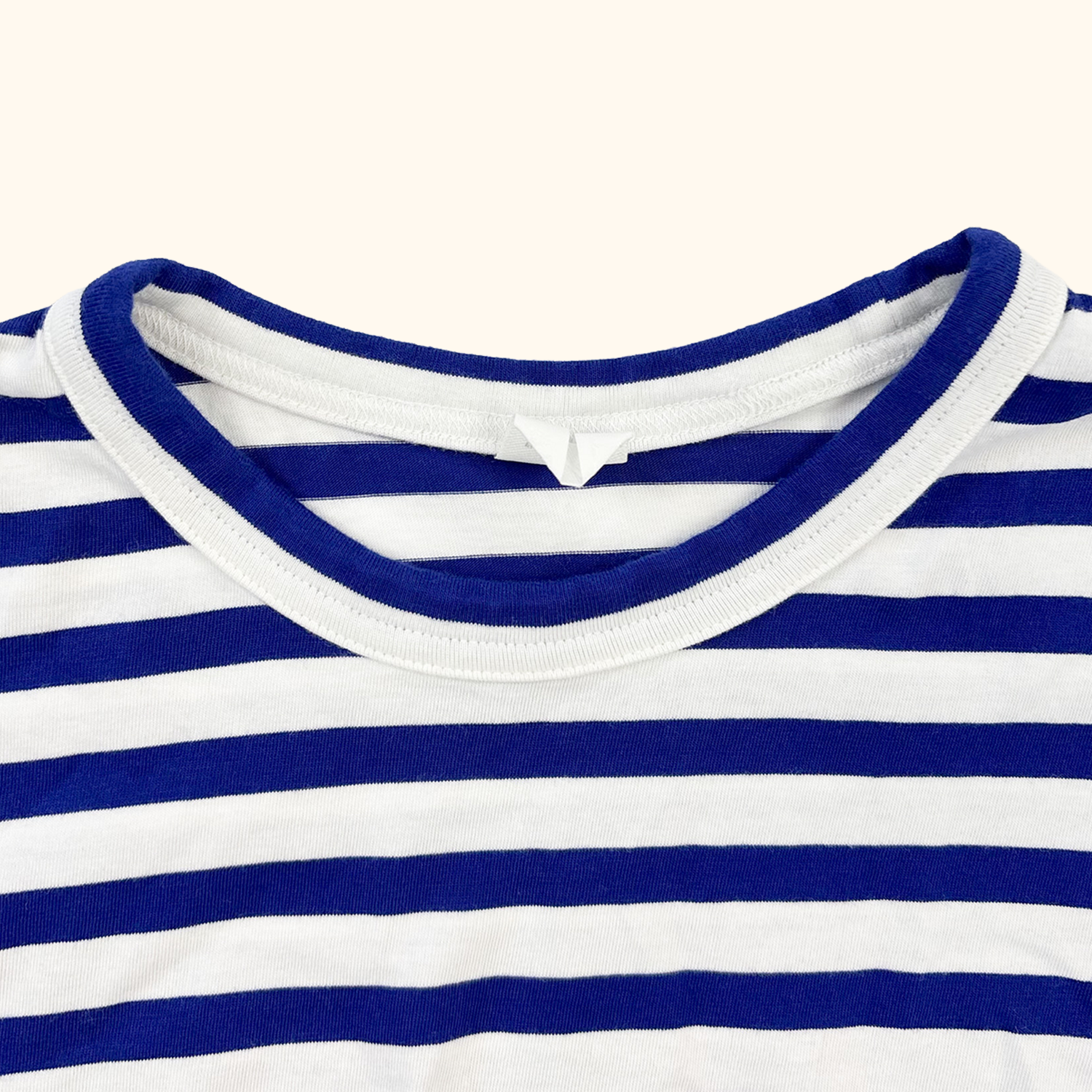 Arket Blue Stripe Cotton Long Sleeve Top - Size XS