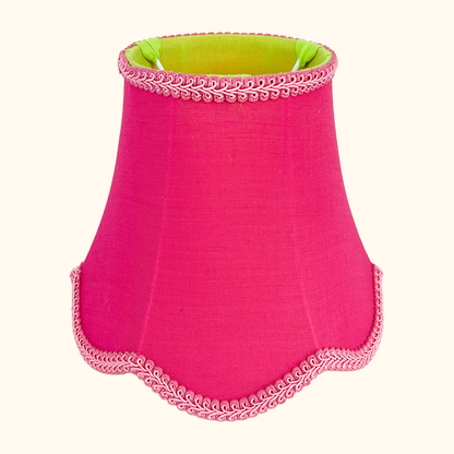 Fuchsia Pink Small Bell Fabric Lampshade