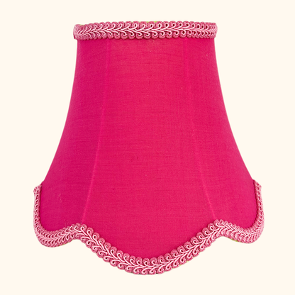 Fuchsia Pink Small Bell Fabric Lampshade