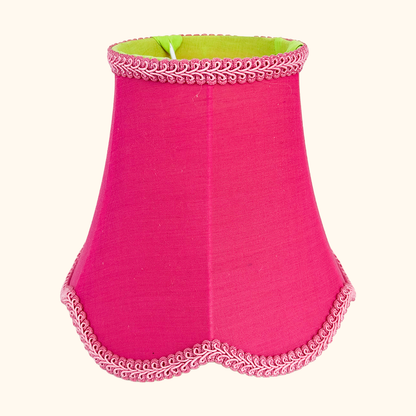 Fuchsia Pink Small Bell Fabric Lampshade