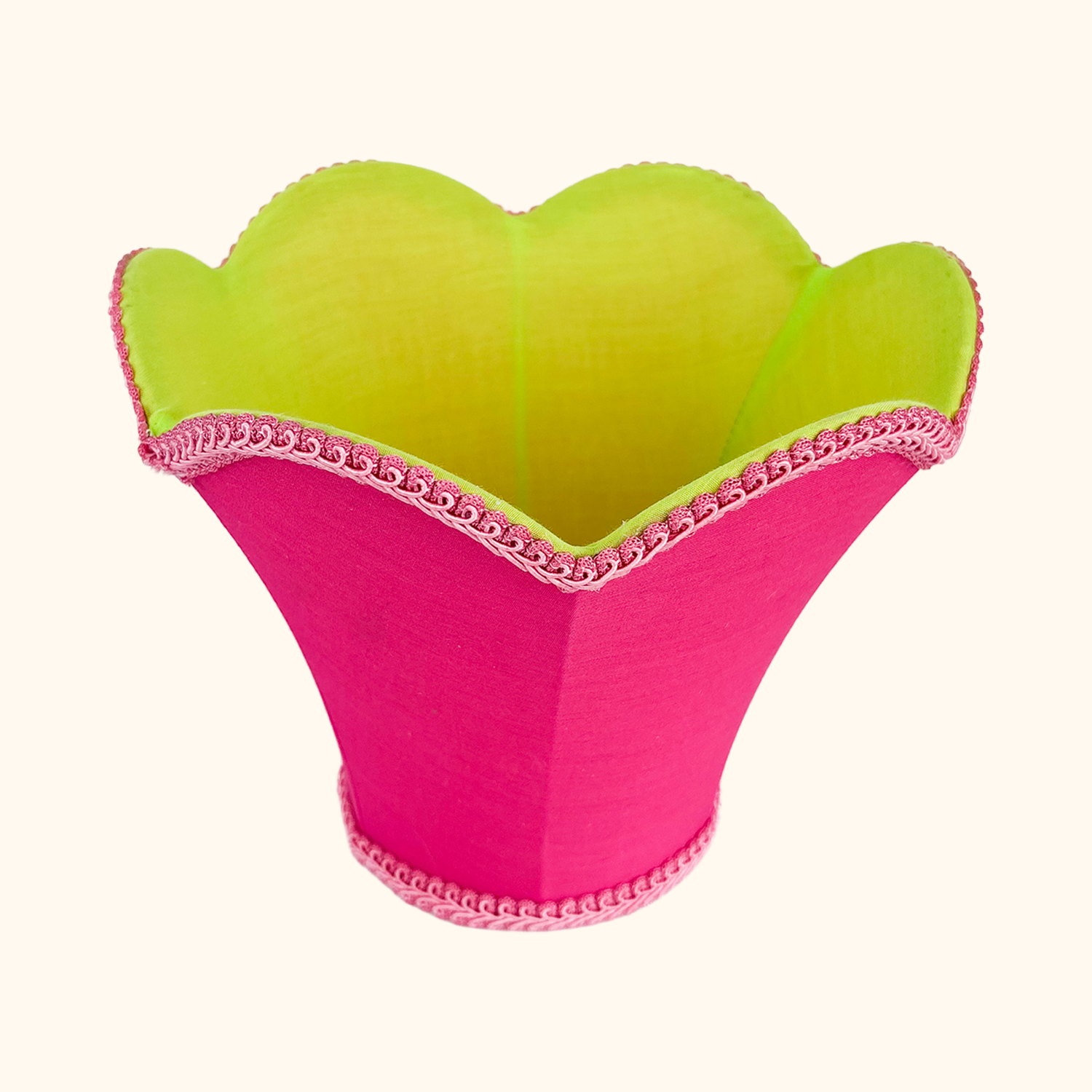 Fuchsia Pink Small Bell Fabric Lampshade