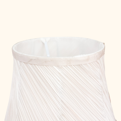 Dusty Pink Pleated Large Fabric Lampshade