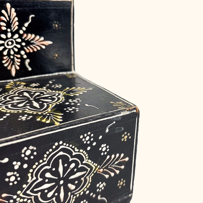 Indian Hand Painted Wooden Mini Chest of Drawers