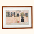 Framed Provence Cross Stitch Artwork Vintage 2002 -  - Artwork