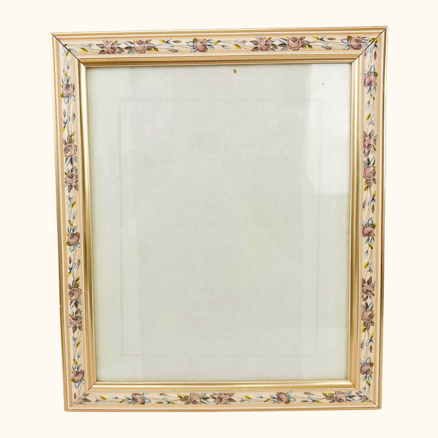 Cream Floral Trail Picture Frame 8x10inch
