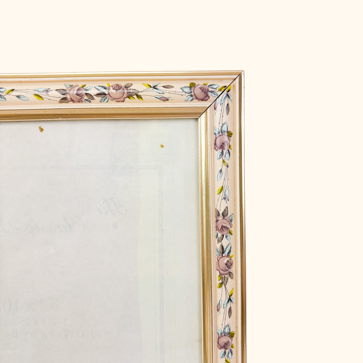Cream Floral Trail Picture Frame 8x10inch