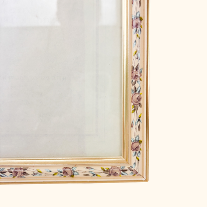 Cream Floral Trail Picture Frame 8x10inch