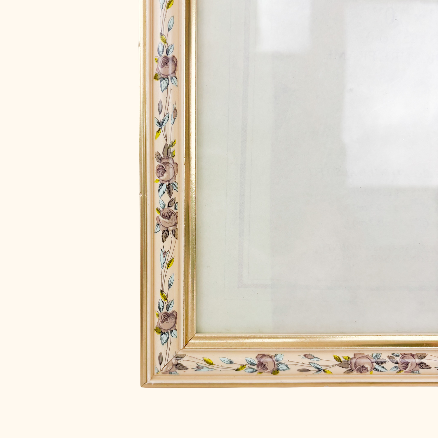 Cream Floral Trail Picture Frame 8x10inch