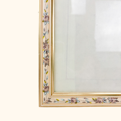 Cream Floral Trail Picture Frame 8x10inch