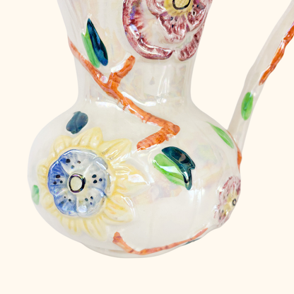 Arthur Wood Iridescent Lustre Floral Jug
