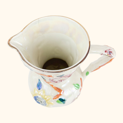 Arthur Wood Iridescent Lustre Floral Jug