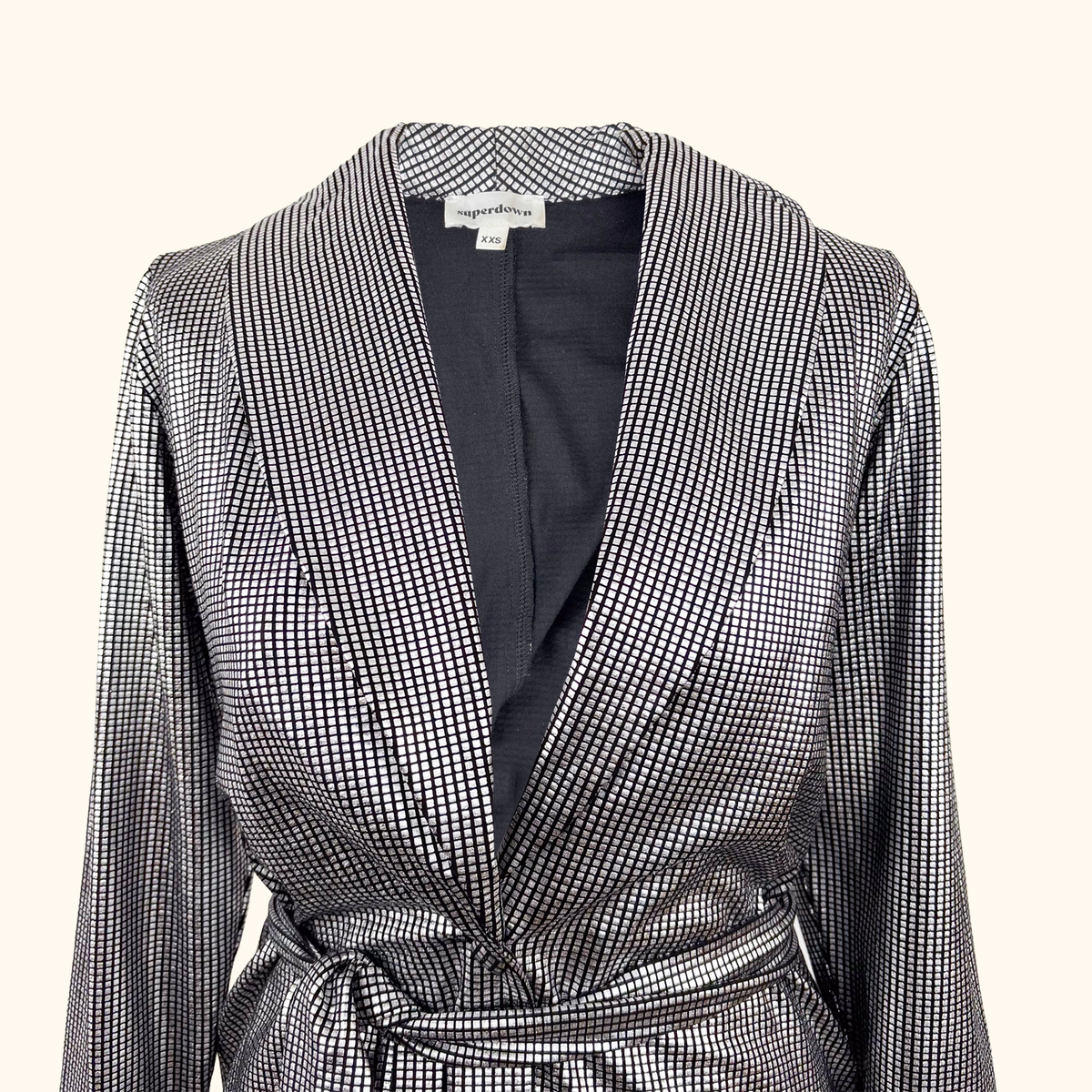 Superdown Disco Ball Blazer Dress - Size XS
