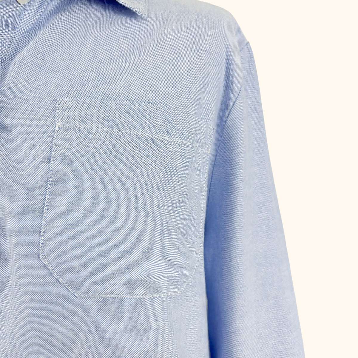 Sezane Blue Tomboy Shirt - Size 12