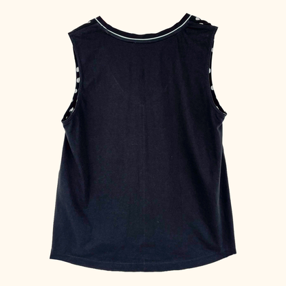 Bimba Y Lola Polka Dot Sleeveless Blouse - Size Medium
