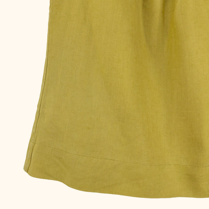 Boden Green Sleeveless Linen Top - Size 6