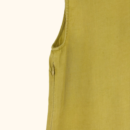 Boden Green Sleeveless Linen Top - Size 6