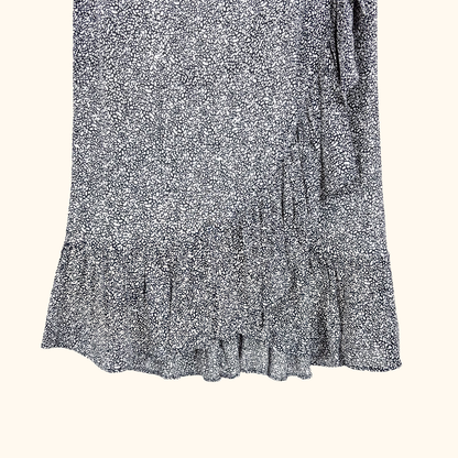 Anine Bing Lucky Ditsy Print Wrap Skirt - Size XS