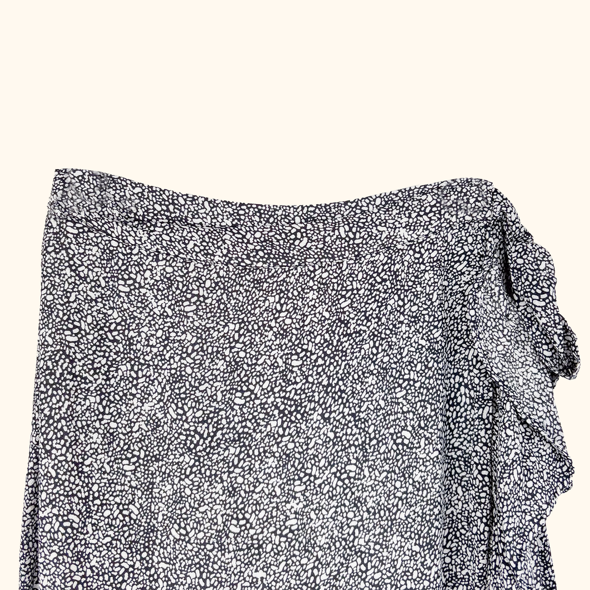 Anine Bing Lucky Ditsy Print Wrap Skirt - Size XS