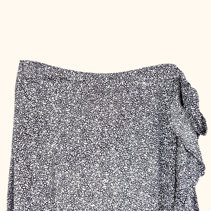 Anine Bing Lucky Ditsy Print Wrap Skirt - Size XS
