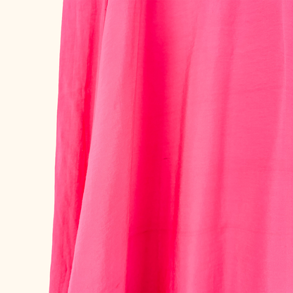 Cos High Neck Pink Midi Dress - Size 6