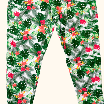 Hush Tropical Tapered Trousers - Size 12